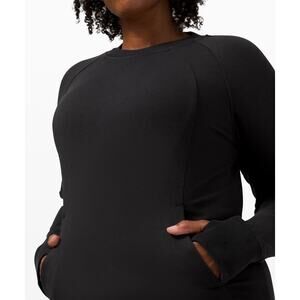 LULULEMON Scuba Crew Women’s Sz 6 Soft Stretch Pockets Black